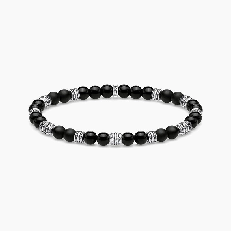 Thomas Sabo Obsidian Bead Bracelet