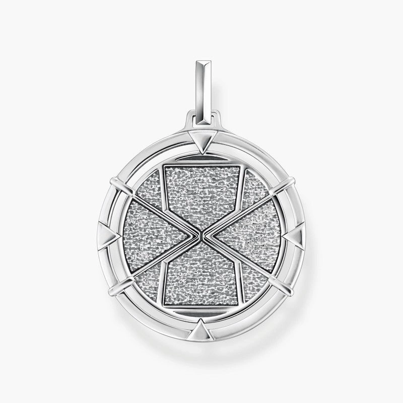 Thomas Sabo Pendant - Lucky Charm - Tiger's Eye And Turquoise - Silver