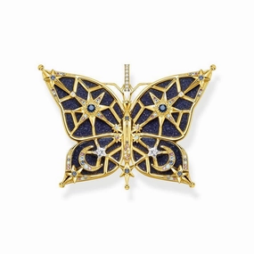 Thomas Sabo Pendant butterfly star & moon gold