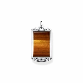 Thomas Sabo Pendant dog tag tigers eye
