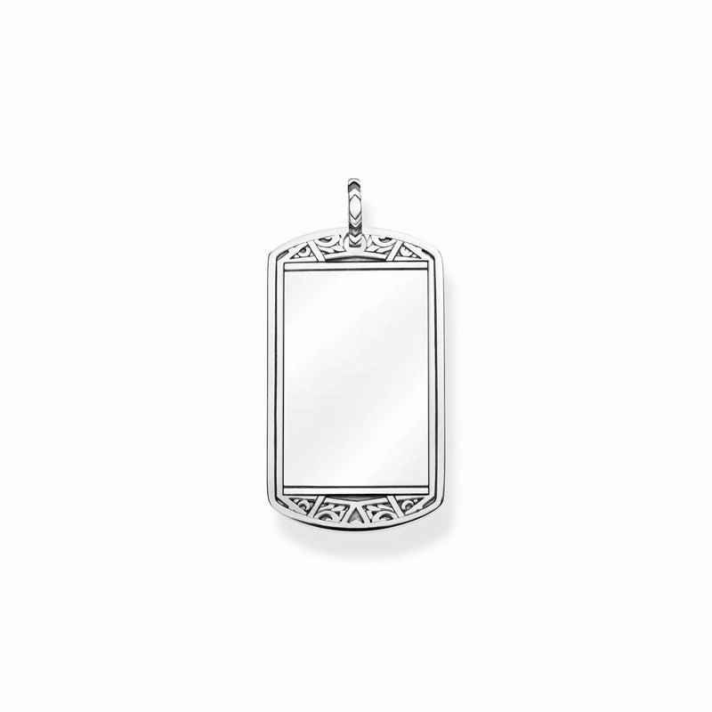 Thomas Sabo Pendant dog tag tigers eye