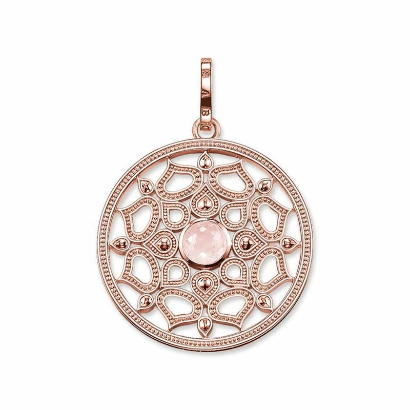 Thomas Sabo PENDANT PINK LOTOS SMALL