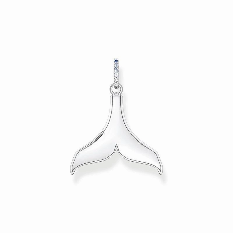 Thomas Sabo Pendant tail fin with blue stones