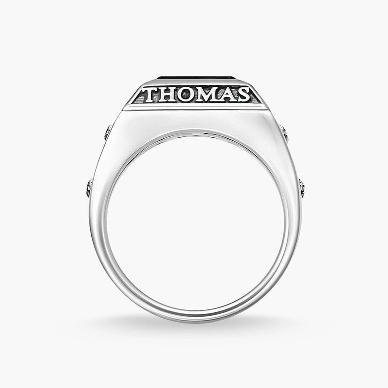 Thomas Sabo Ring - College - Blackened Silver