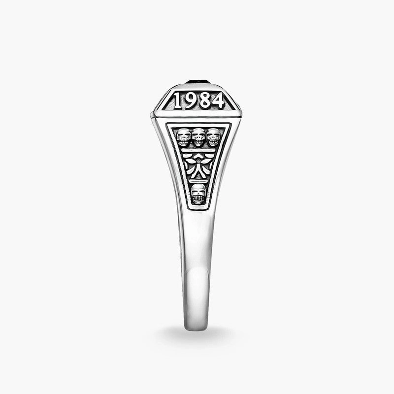 Thomas Sabo Ring - College - Blackened Silver
