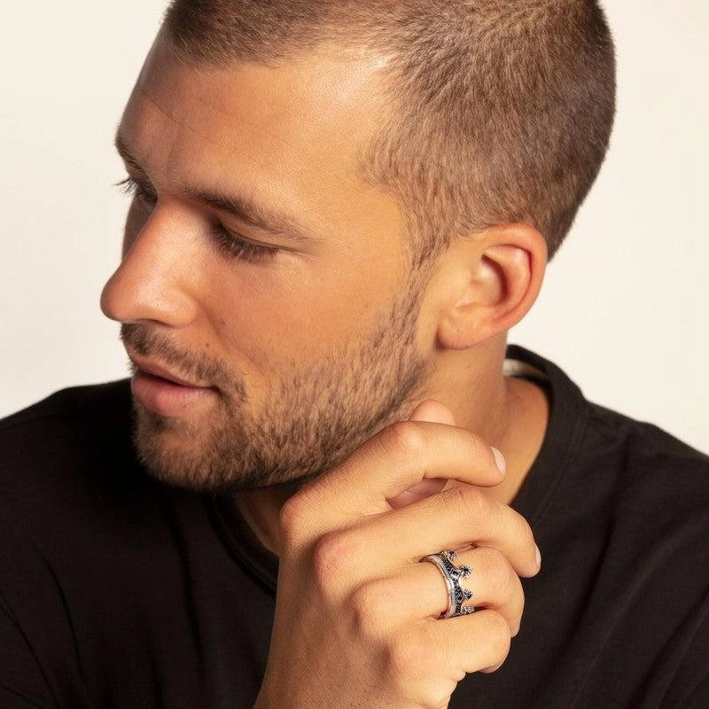 Thomas Sabo Ring - Crown - Blackened Silver