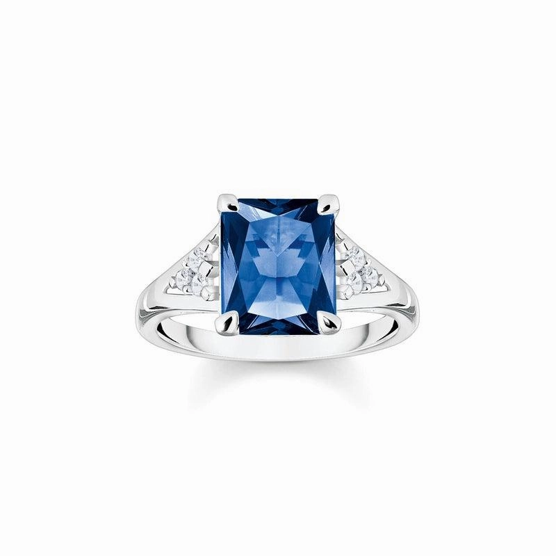 Thomas Sabo Ring blue stone