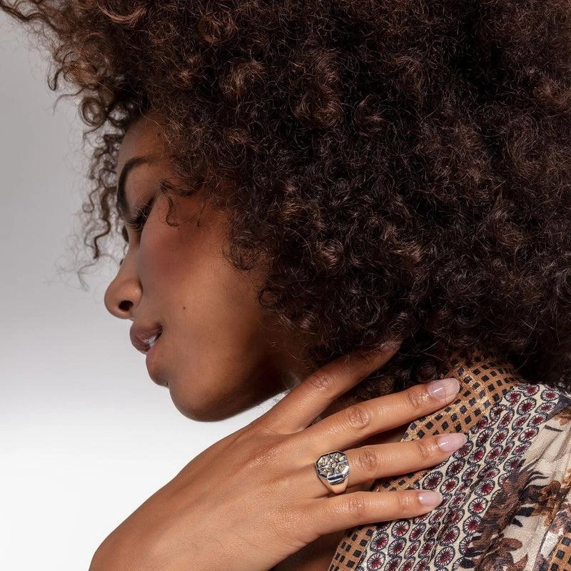 Thomas Sabo ring compass gold