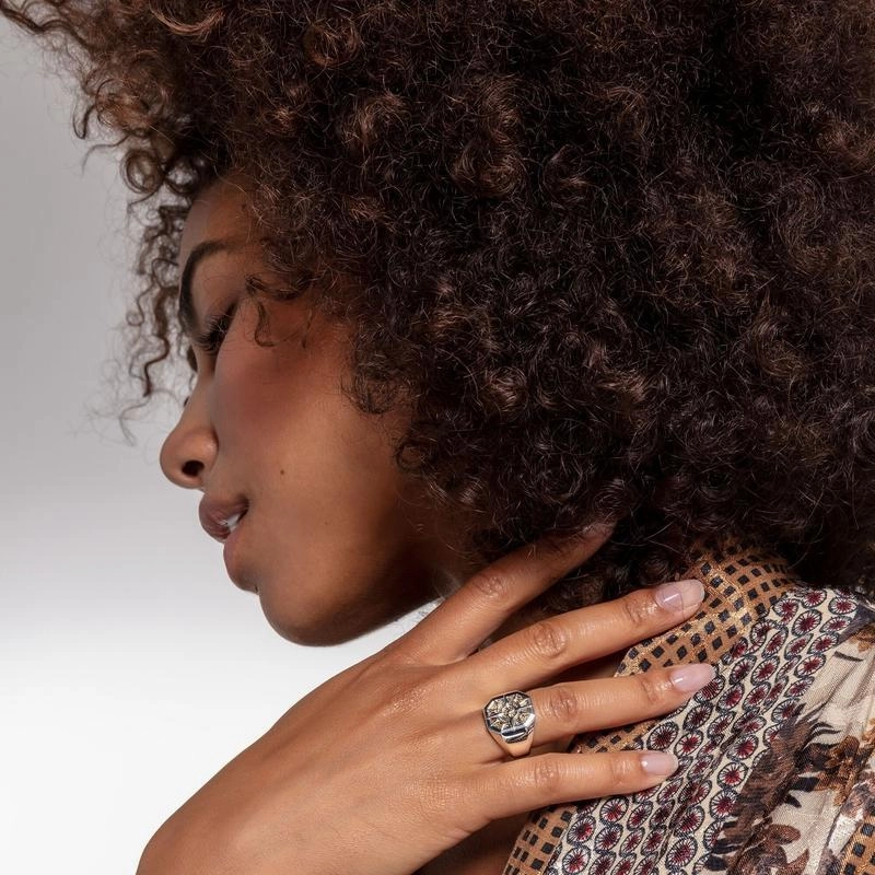 Thomas Sabo ring compass gold