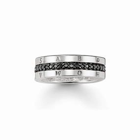 Thomas Sabo ring eternity classic black