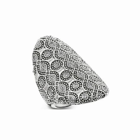 Thomas Sabo Ring Ethno Ornamentation Sterling Silver, Blackened