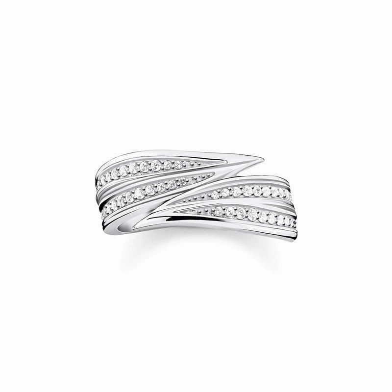 Thomas Sabo ring leaves silver