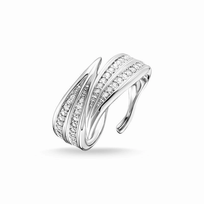 Thomas Sabo ring leaves silver