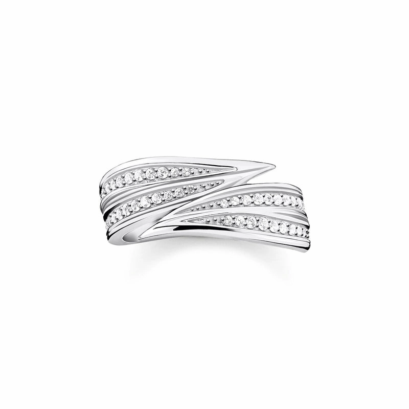 Thomas Sabo ring leaves silver