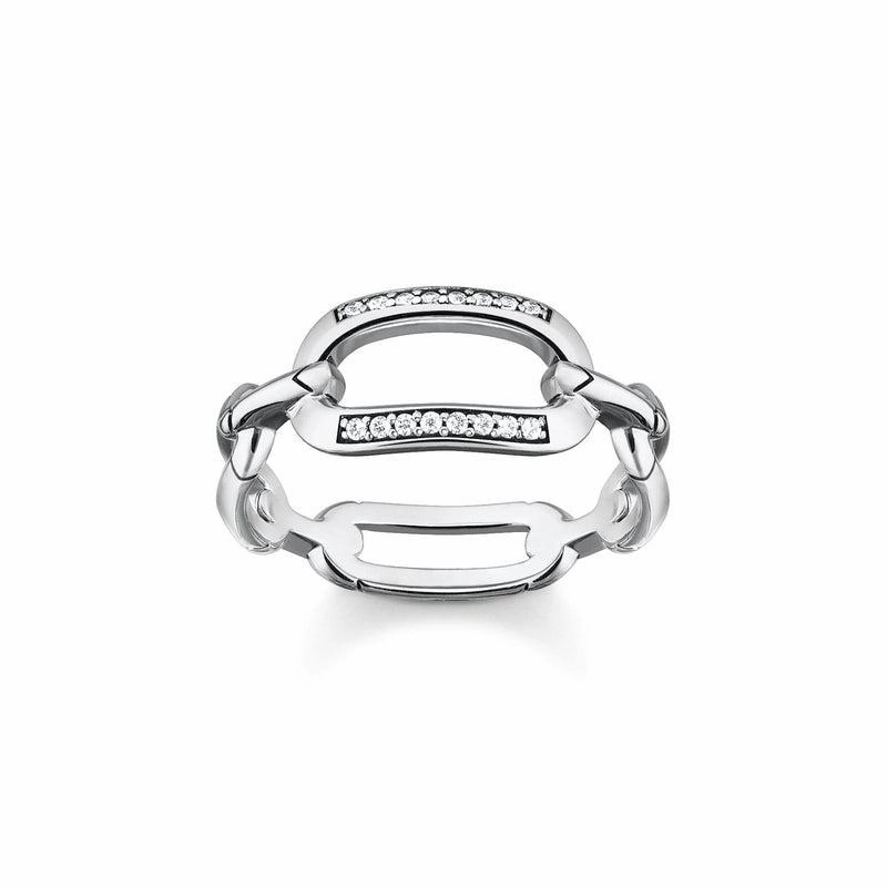 Thomas Sabo Ring links silver