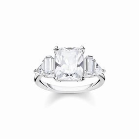 Thomas Sabo ring White stones