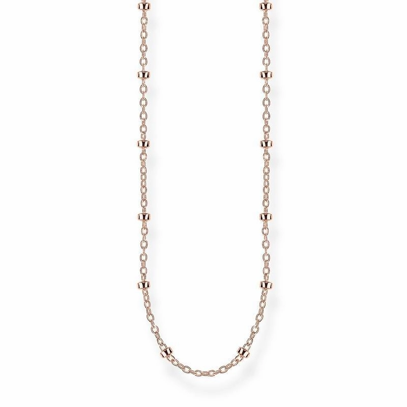 Thomas Sabo round belcher chain rose gold