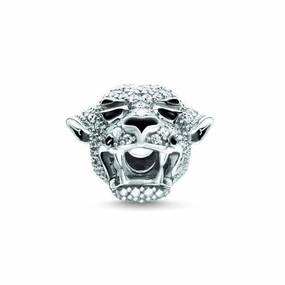 Thomas Sabo Silver CZ Tiger Bead