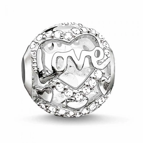 Thomas Sabo Silver Heart Of Love Bead