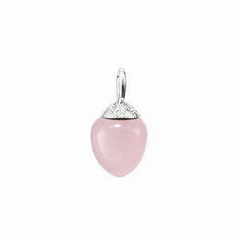 Thomas Sabo Silver Rose Quartz Pendant