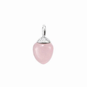 Thomas Sabo Silver Rose Quartz Pendant