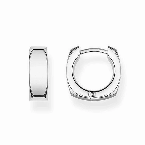 Thomas Sabo Square Modern Hoop Earrings