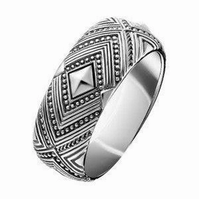 Thomas Sabo Sterling Silver Glam and Soul Africa Ornaments Ring