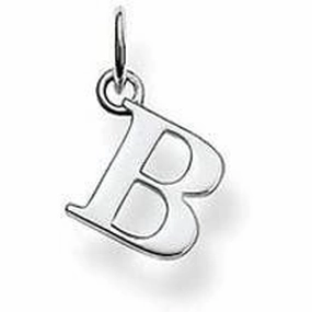 Thomas Sabo Sterling Silver Letter B Pendant Charm