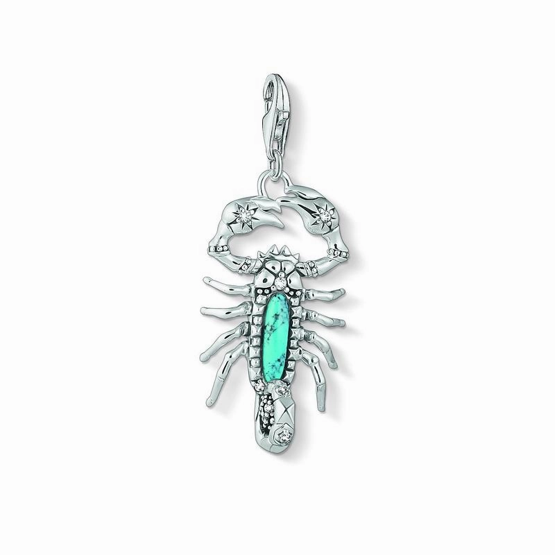 Thomas Sabo Turquoise Scorpion Charm Pendant