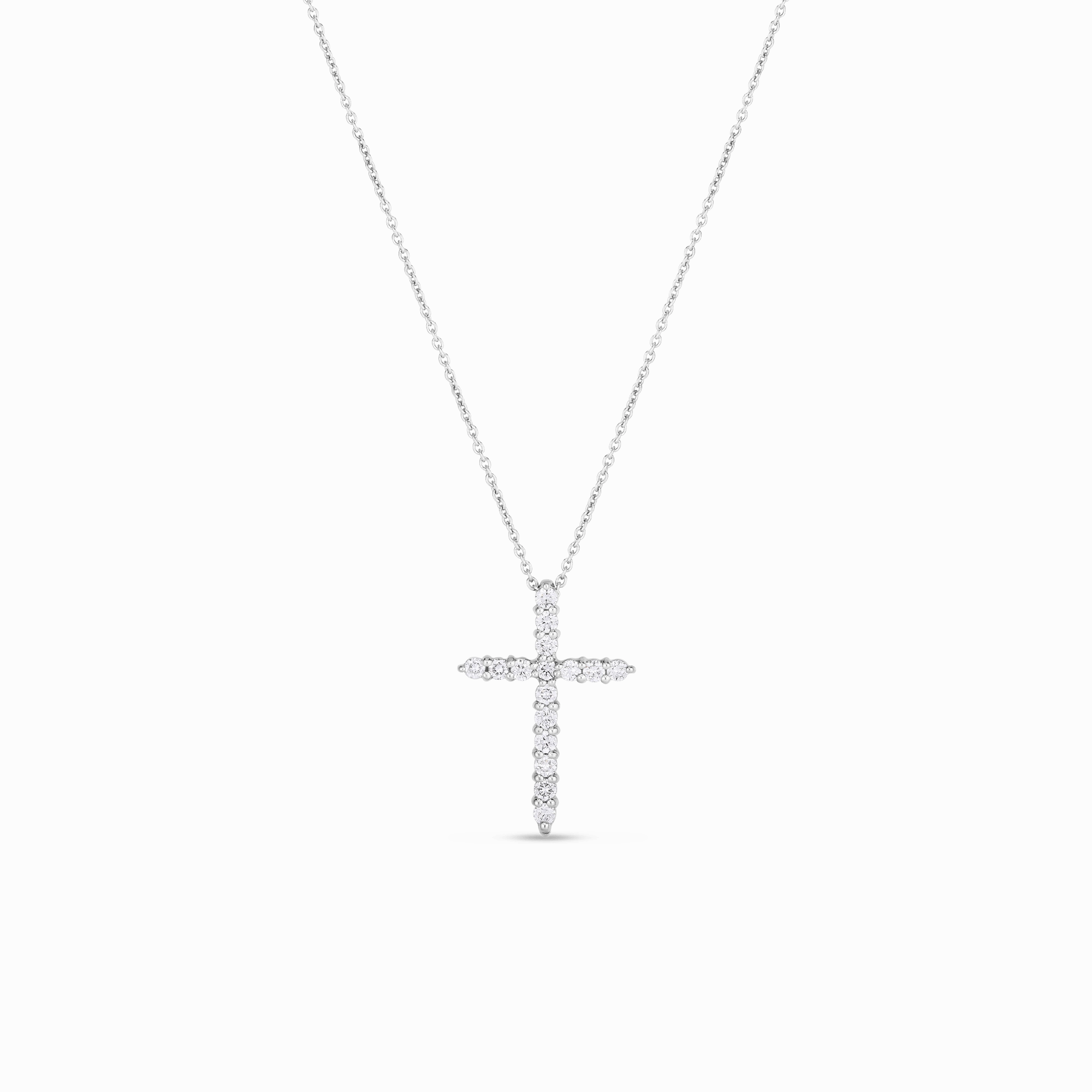 Tiny Treasures Diamond Bigger Cross Pendant