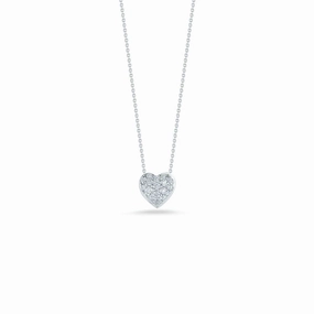 Tiny Treasures Diamond Puffed Heart Pendant