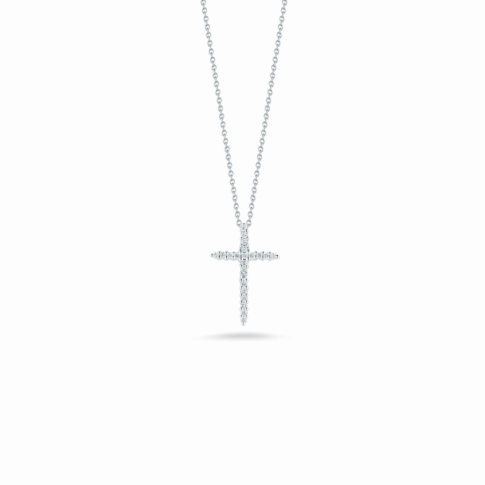 Tiny Treasures Sliver Diamond Cross Pendant
