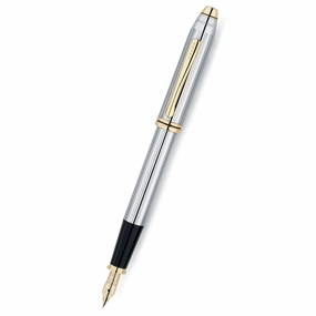 Townsend Medallist Polished Chrome with 23kt Gold Plated Appointmemts and 23kt Gold Plated Medium Ni
