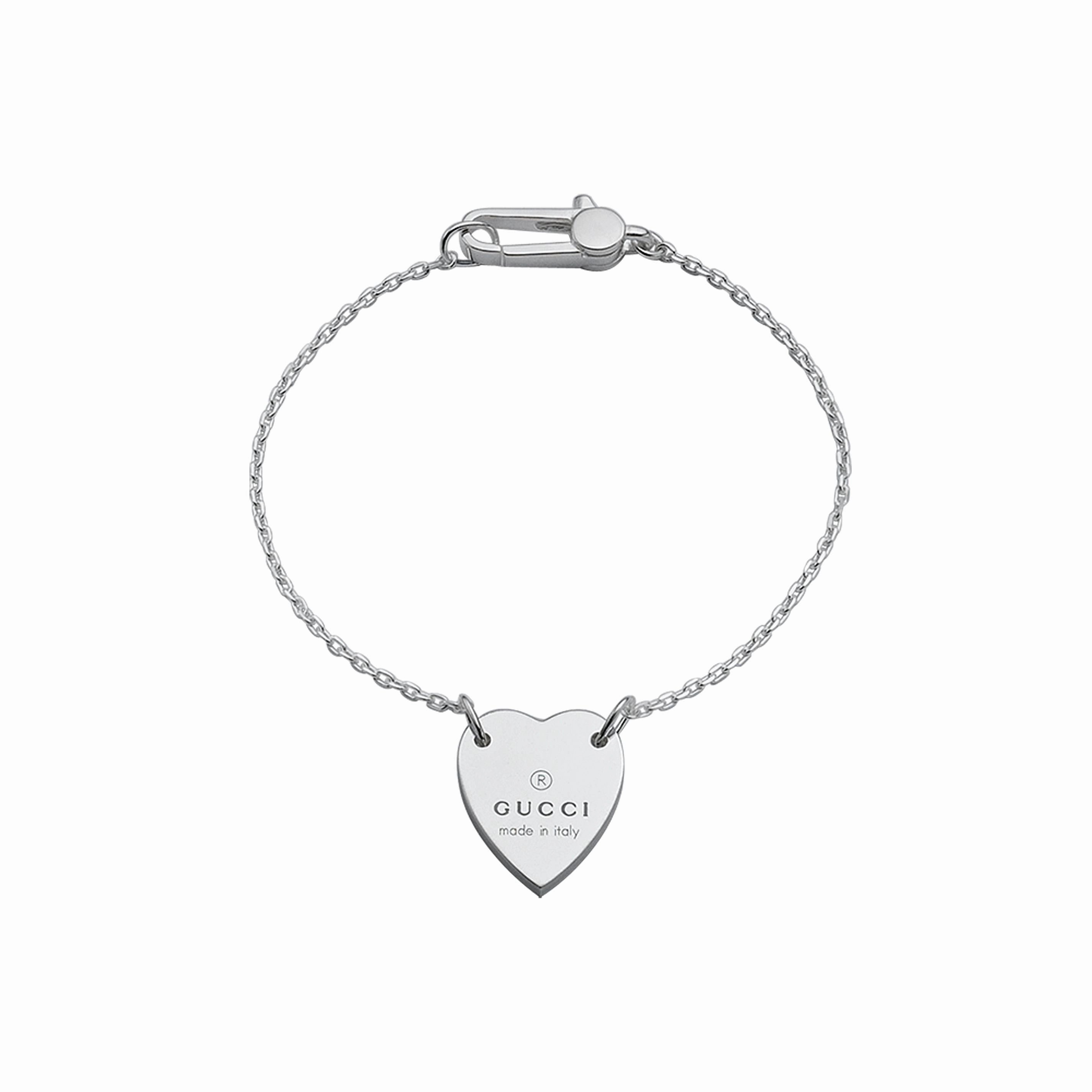 TRADEMARK BRACELET WITH HEART PENDANT
