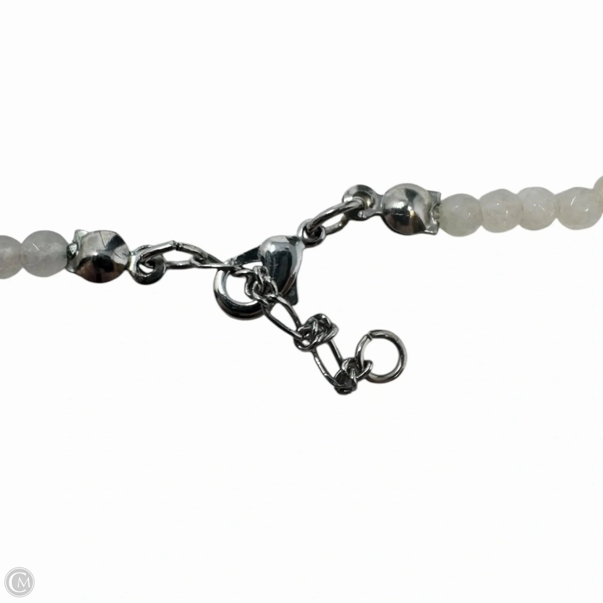 White Stone Seed Bead Necklace